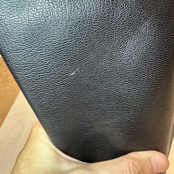 GUCCI women’s tall black knee high leather boots zipper pointed toe style SZ 10 - Picture 14 of 16